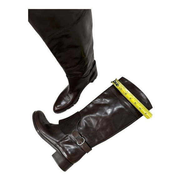 Vic Matie Harness Tall Riding Boot Espresso Brown size 36 US 6 made in Italy - Picture 9 of 13
